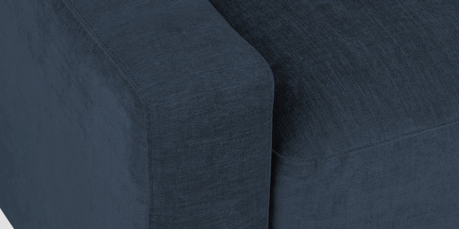 Dara Fabric 2 Seater Sofa In Denim Blue Colour - Febonic Living