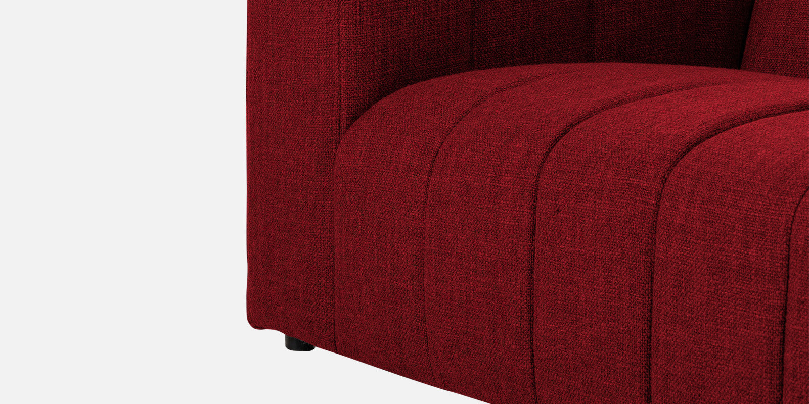 Lara Fabric 2 Seater Sofa in Blood Maroon Colour