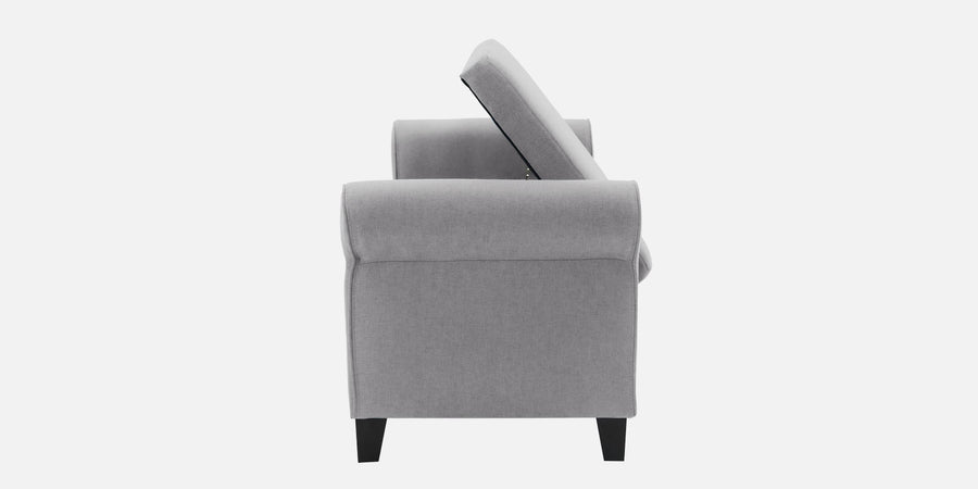 Molo Fabric 2 Seater Recamier In Lit Grey Colour With Storage - Febonic Living