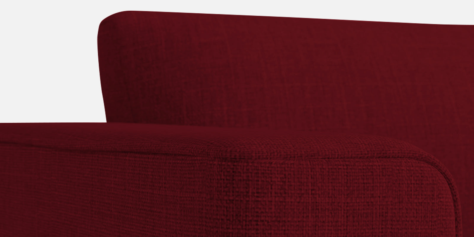 Kenia Fabric 2 Seater Convertible Sofa Cum Bed in Ruby Red Colour