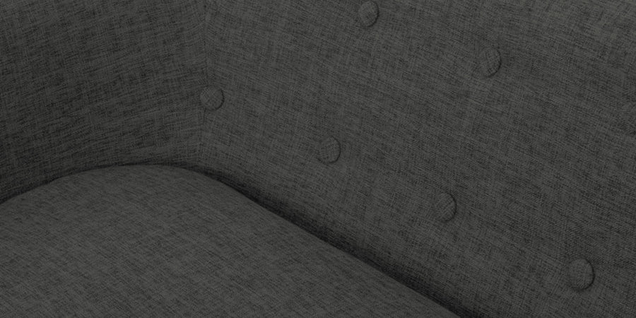 Casper Fabric 2 Seater Sofa In Charcoal Grey Colour - Febonic Living