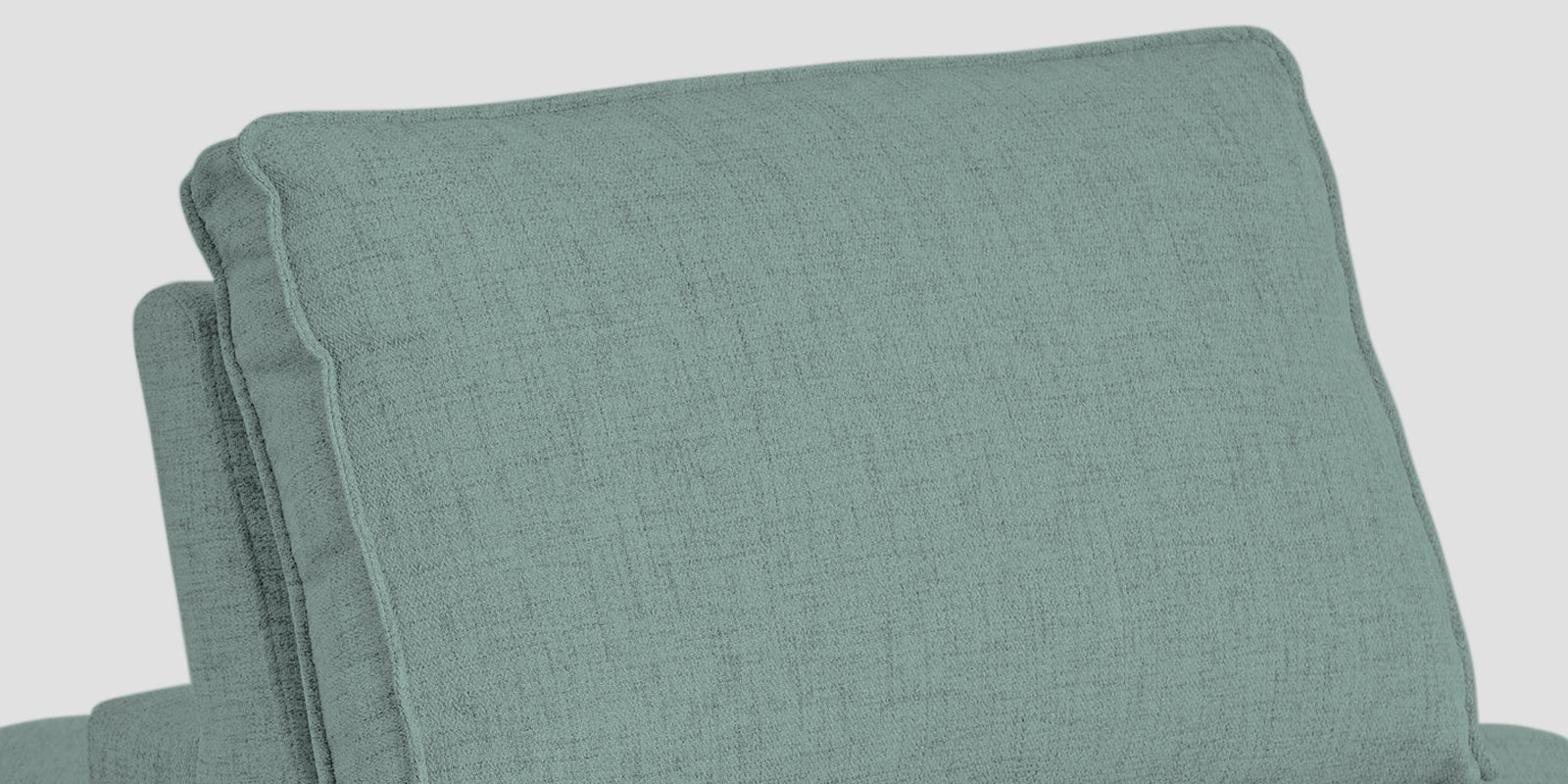 Hiver Fabric Day Bed Sofa In Suka Beige Colour With Back Rest - Febonic Living