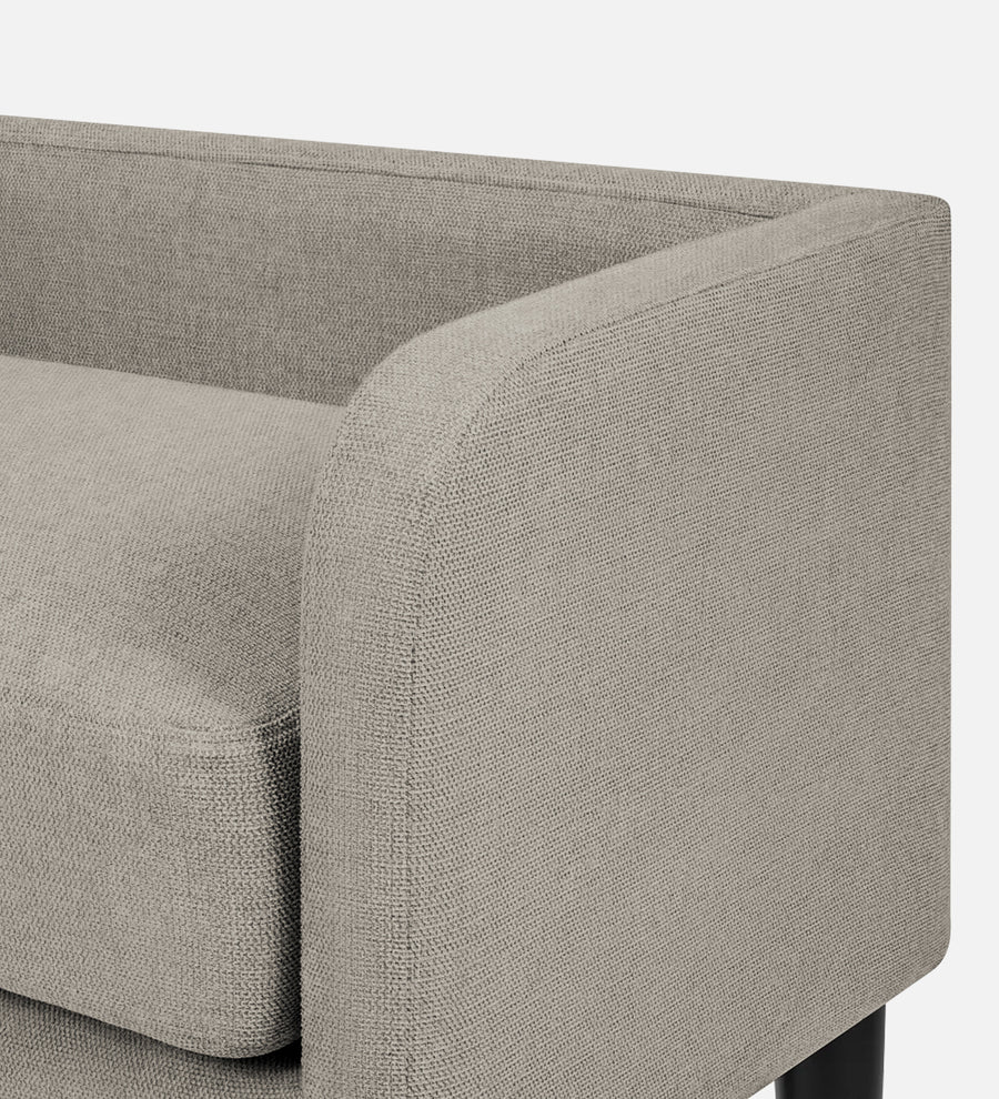 Maya Fabric Bench In Ash Grey Colour - Febonic Living