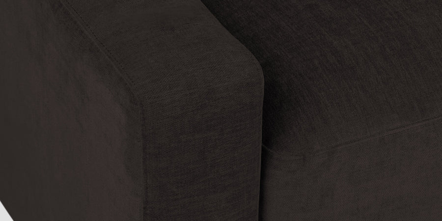 Dara Fabric 2 Seater Sofa In Cara Brown Colour - Febonic Living