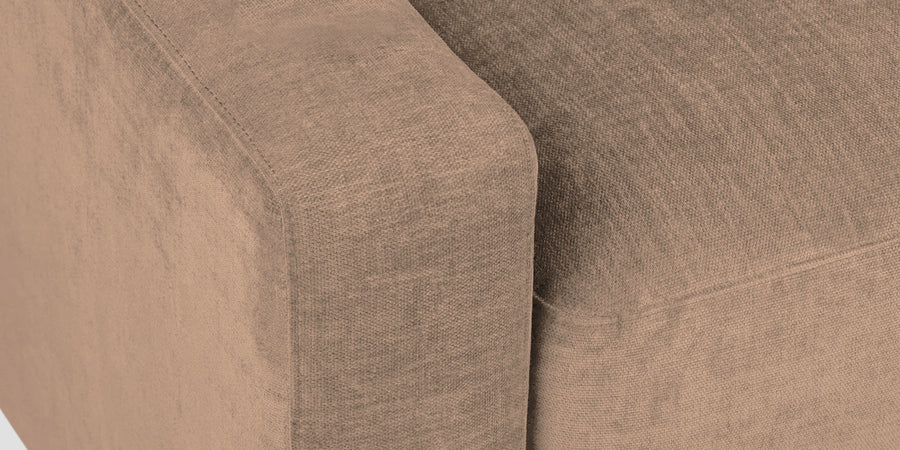 Dara Fabric 2 Seater Sofa In Cookie Beige Colour - Febonic Living
