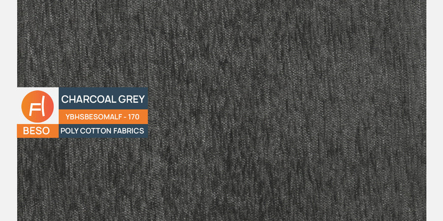 Saso Fabric 3 Seater Convertible Sofa Cum Bed In Charcoal Grey - Febonic Living