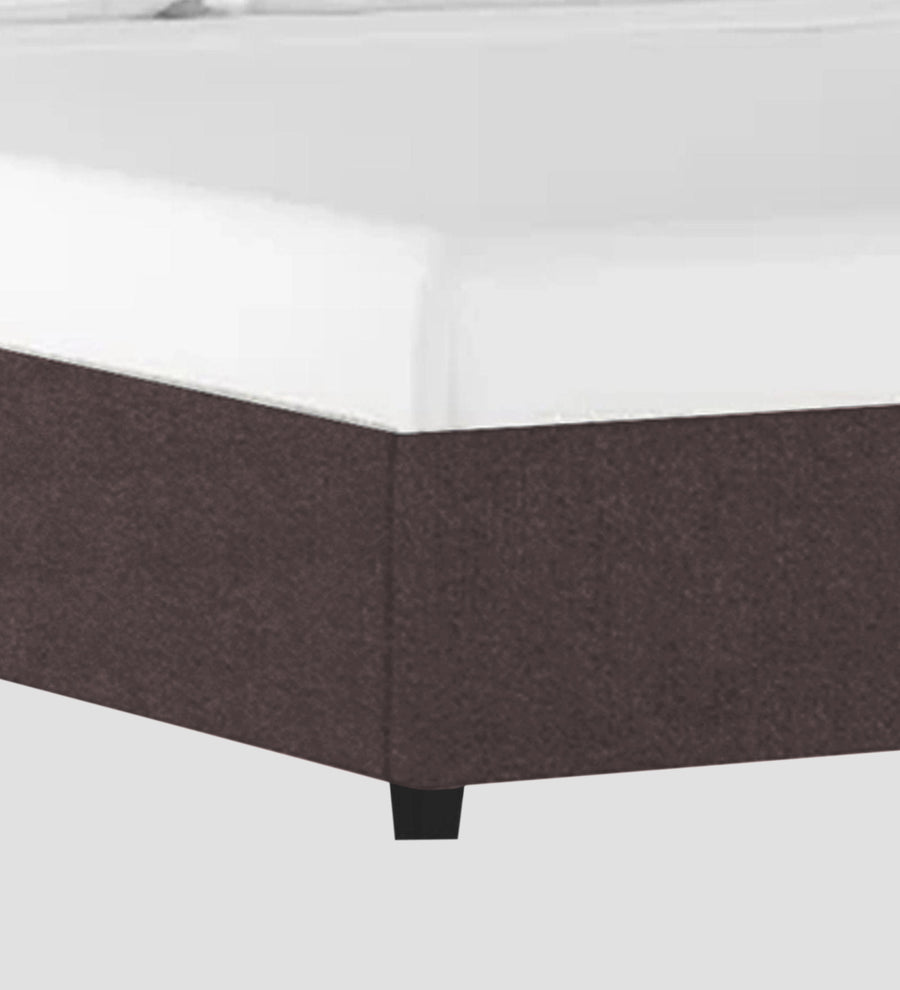 Asyra Velvet Upholstered King Size Bed In Mocha Brown Colour With Box Storage - Febonic Living