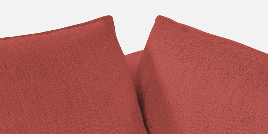 Ziggy Fabric Lhs Sectional Sofa 3 Lounger In Salmon Pink Colour - Febonic Living