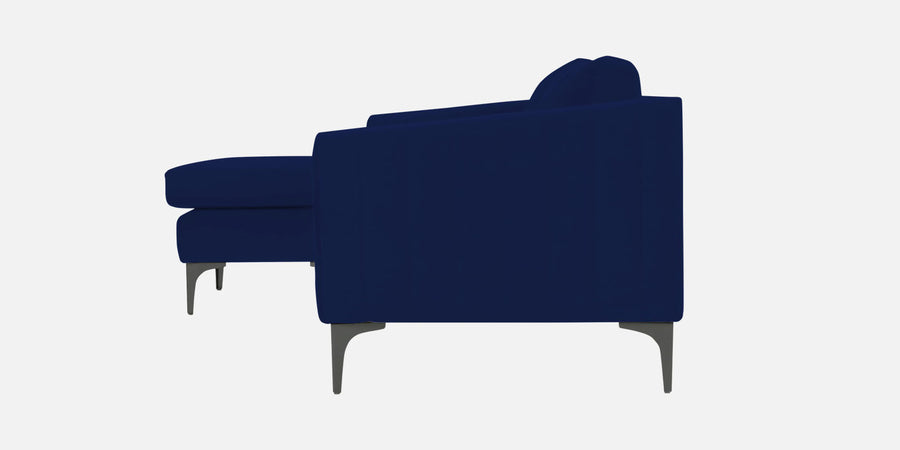 Haru Fabric Rhs Sectional Sofa 2 Lounger In Imperial Blue Colour - Febonic Living