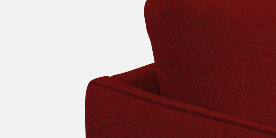 Piku Fabric Lhs Sectional Sofa 3 Lounger In Blood Maroon Colour - Febonic Living