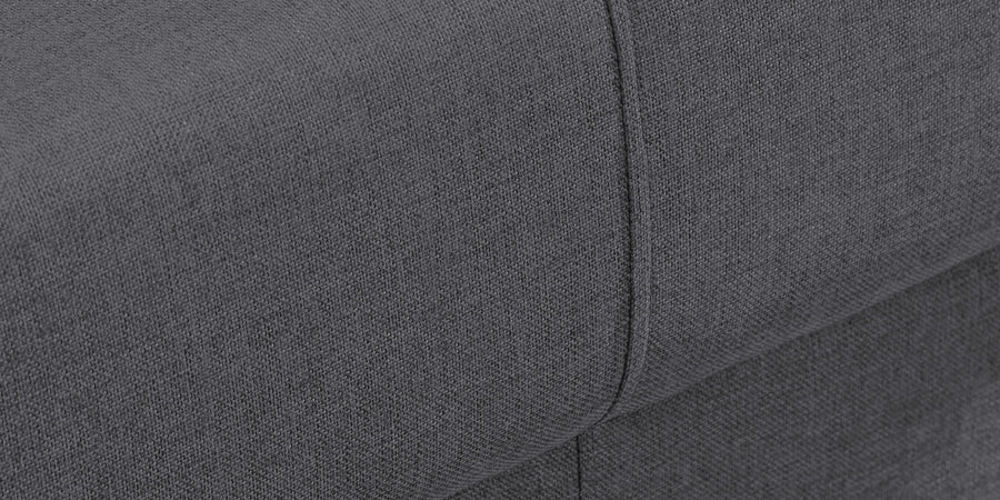 Devo Fabric 3 Seater Sofa In Maba Grey Colour - Febonic Living