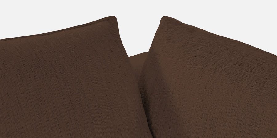 Ziggy Fabric Lhs Sectional Sofa 3 Lounger In Ash Brown Colour - Febonic Living