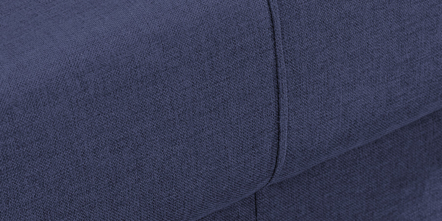 Devo Fabric 3 Seater Sofa In Slate Blue Colour - Febonic Living