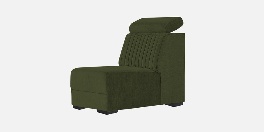 Draco Fabric 6 Seater Corner Sofa In Olive Green Colour - Febonic Living