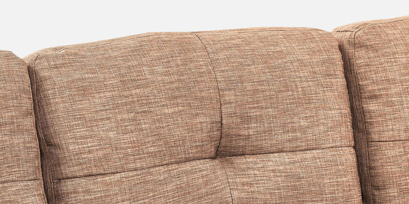 Jody Fabric 3 Seater Pull Out Sofa Cum Bed In Cosmic Beige Colour