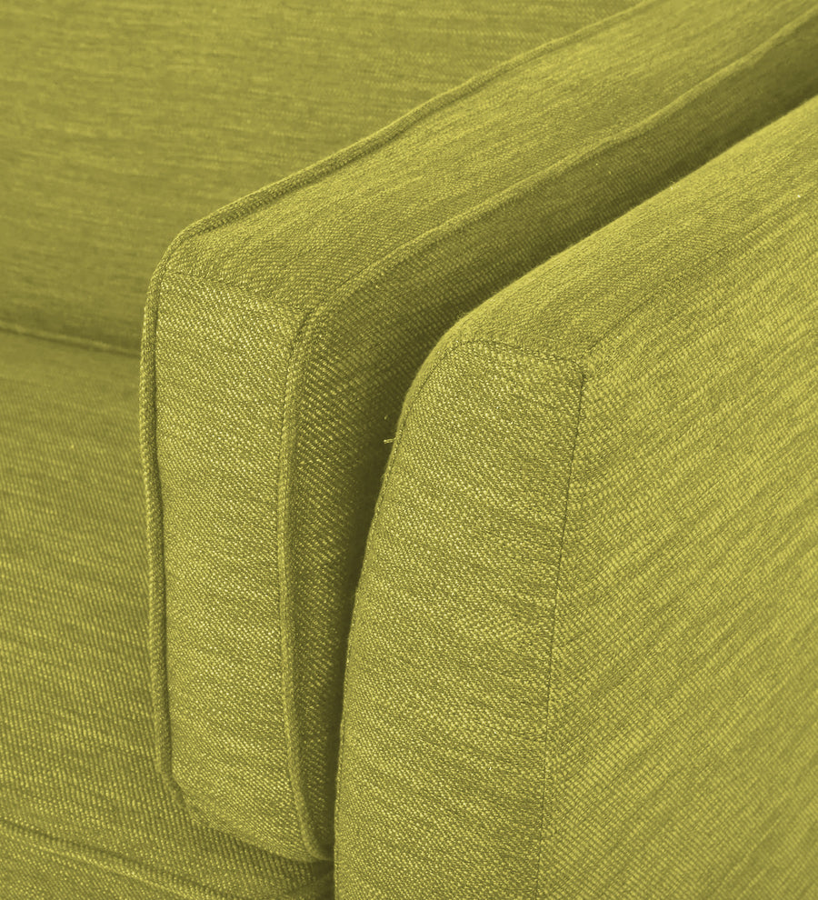 Nigar Fabric 1 Seater Sofa In Parrot Green Colour - Febonic Living