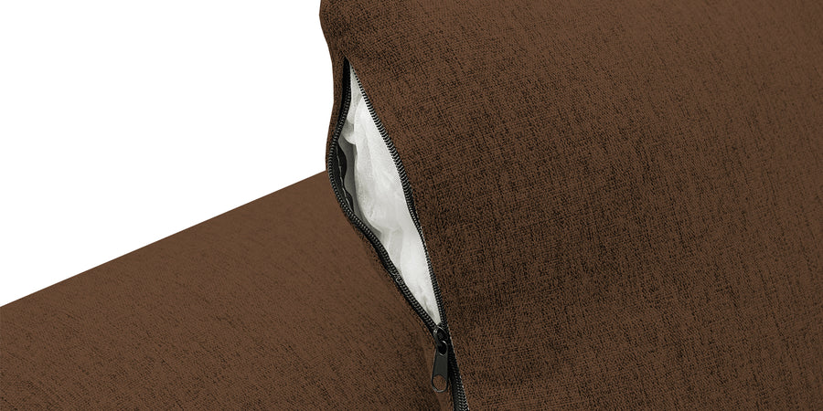 Bony Fabric 3 Seater Convertible Sofa Cum Bed In Chest Nut Brown Colour - Febonic Living