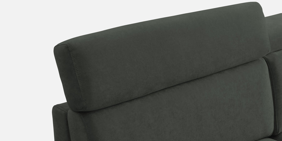 Hiro Fabric 3 Seater Sofa In I Land Green Colour - Febonic Living