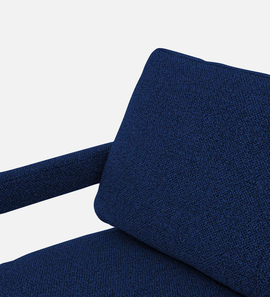 Olsen Fabric Arm Chair In Royal Blue Colour - Febonic Living