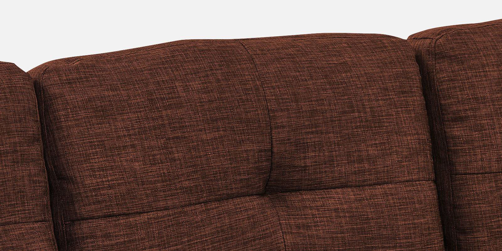 Jody Fabric 3 Seater Pull Out Sofa Cum Bed In Coffee Brown Colour