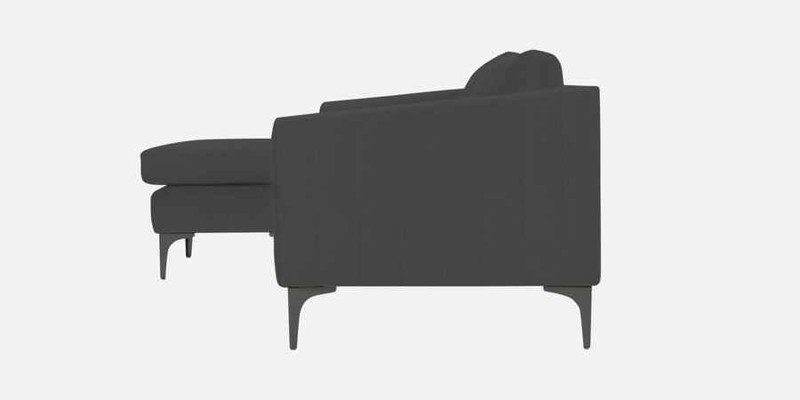 Haru Fabric Rhs Sectional Sofa 3 Lounger In Hory Grey Colour - Febonic Living
