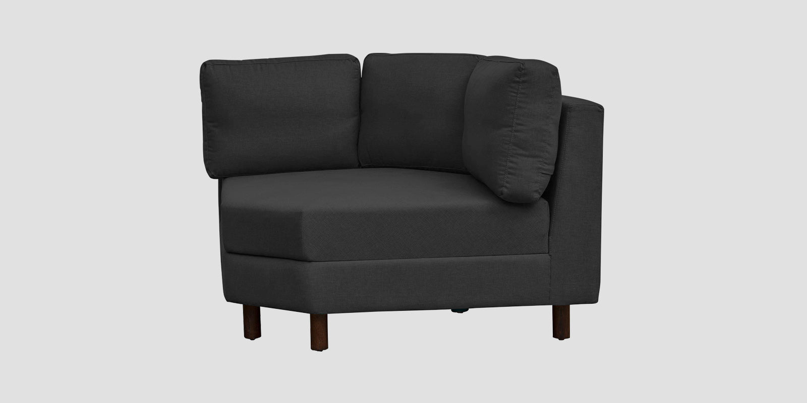 Betty Fabric 6 Seater LHS Corner Sofa In Stone Grey Colour - Febonic Living