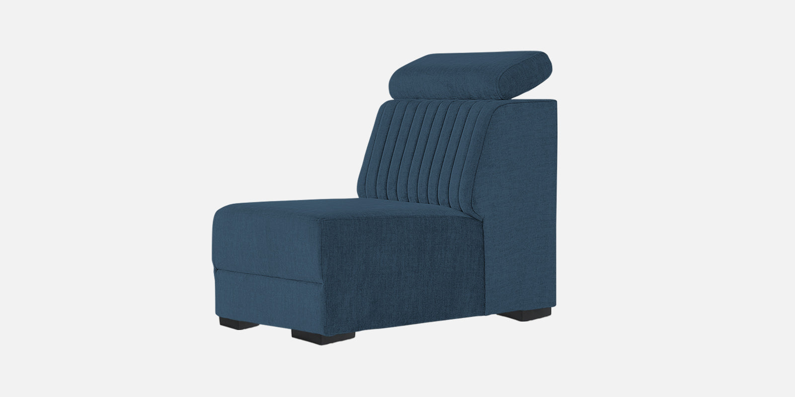 Draco Fabric 6 Seater Corner Sofa In Light Blue Colour - Febonic Living