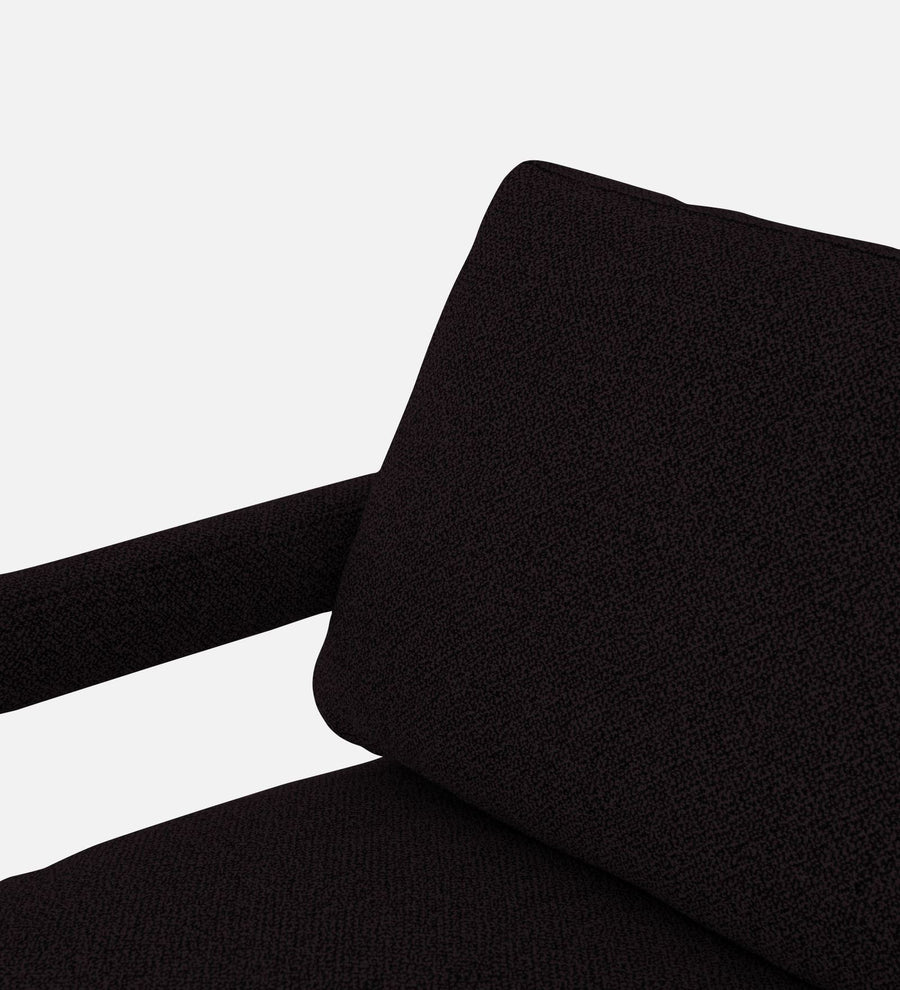 Olsen Fabric Arm Chair In Cara Brown Colour - Febonic Living
