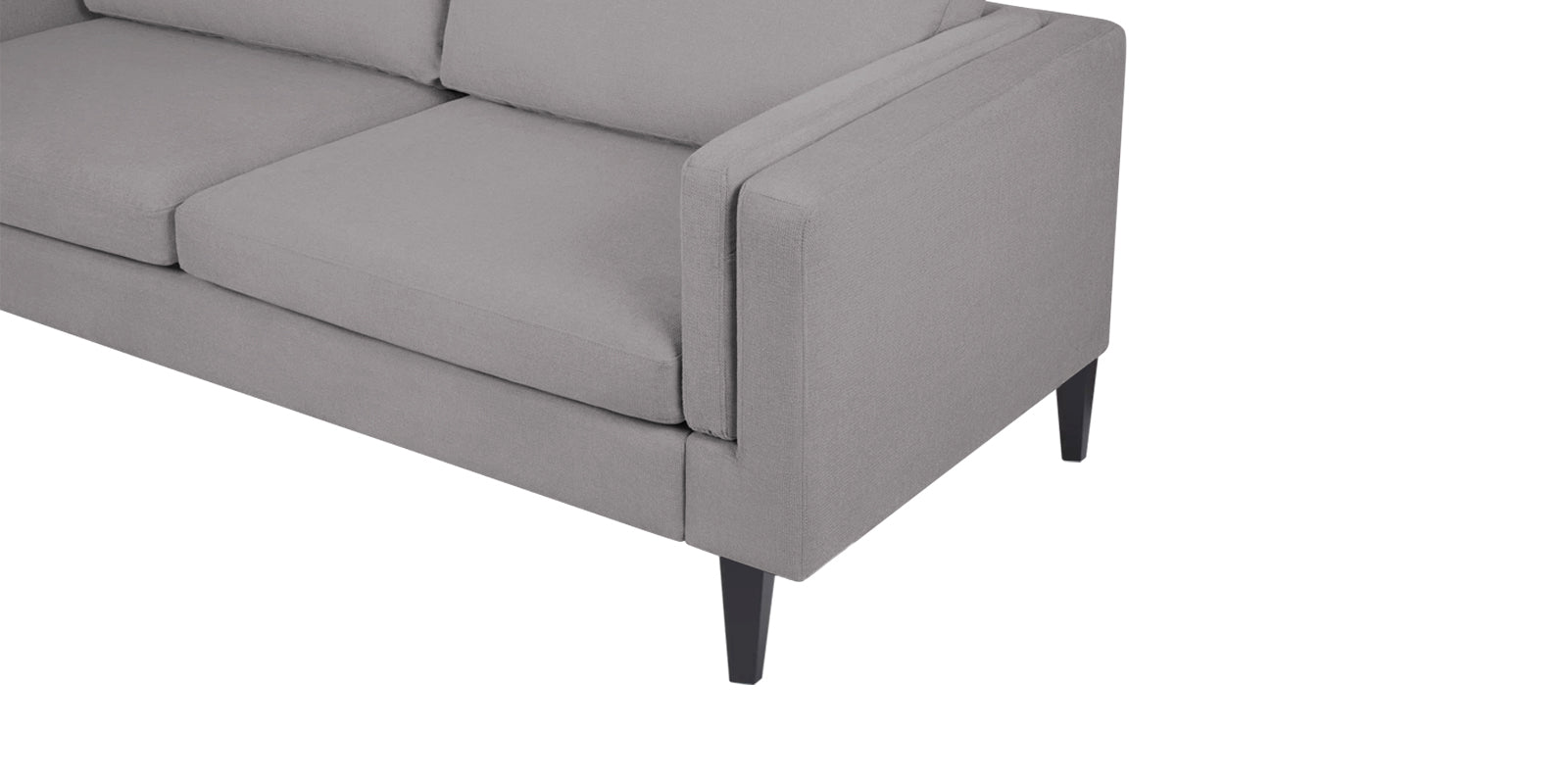 Jasper Velvet 2 Seater Sofa in Concrete grey Colour