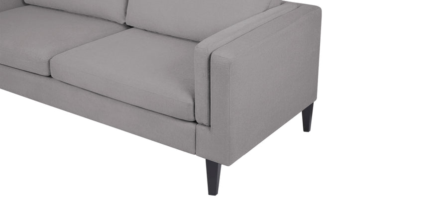Jasper Velvet 2 Seater Sofa In Concrete Grey Colour - Febonic Living