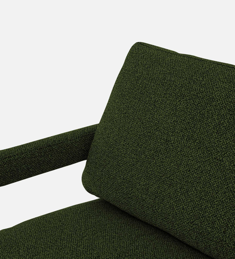 Olsen Fabric Arm Chair In Olive Green Colour - Febonic Living