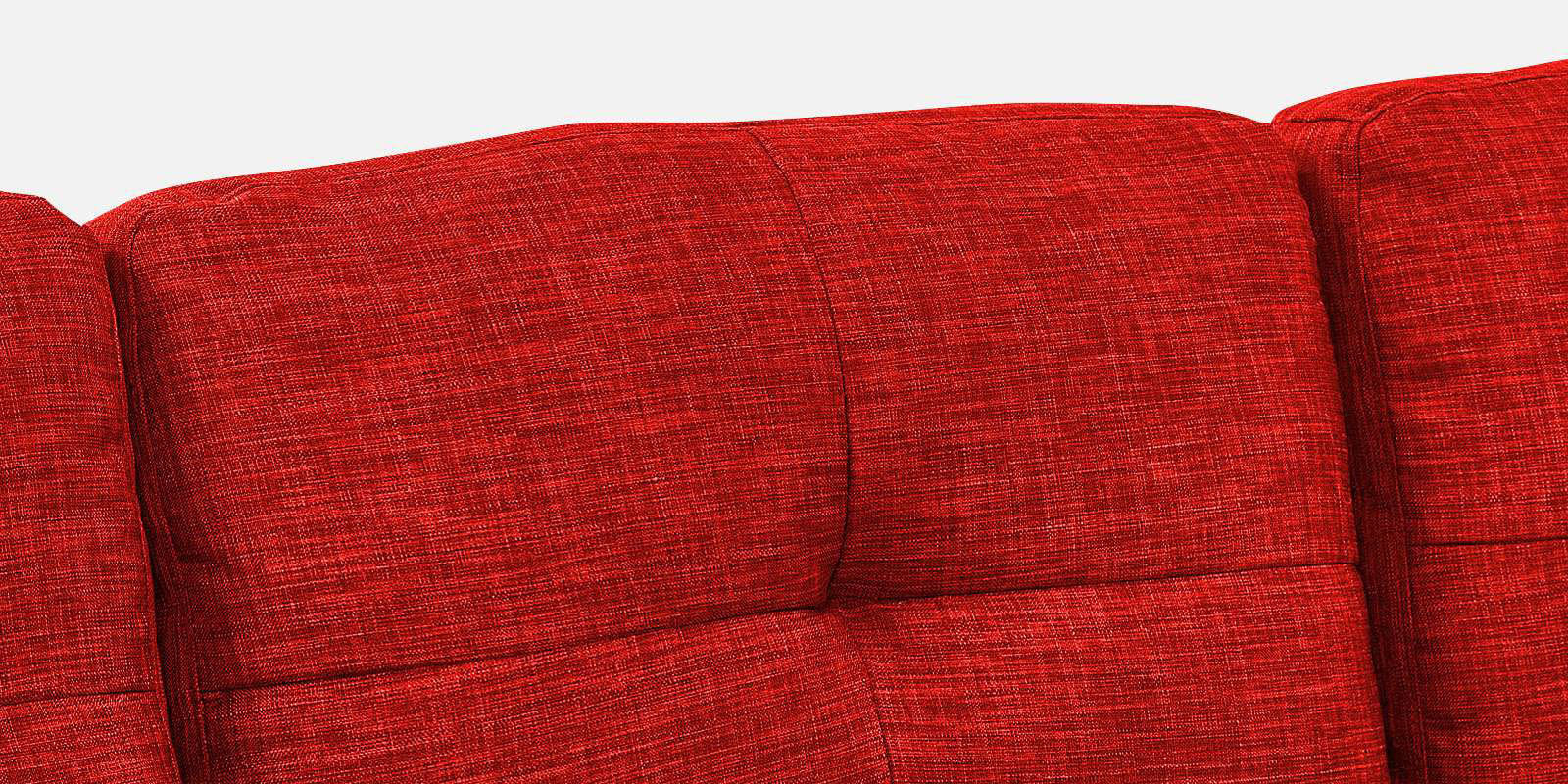 Jody Fabric 3 Seater Pull Out Sofa Cum Bed In Ruby Red Colour