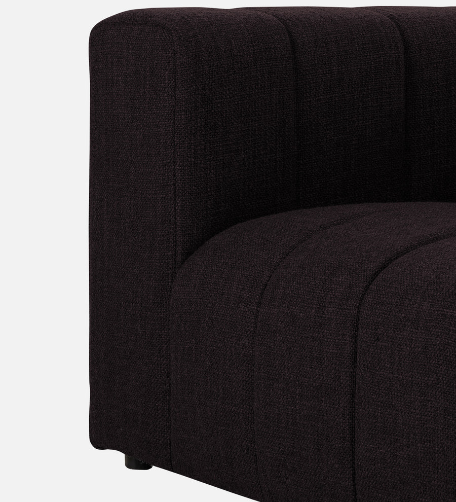 Lara Fabric 1 Seater Sofa In Cara Brown Colour - Febonic Living