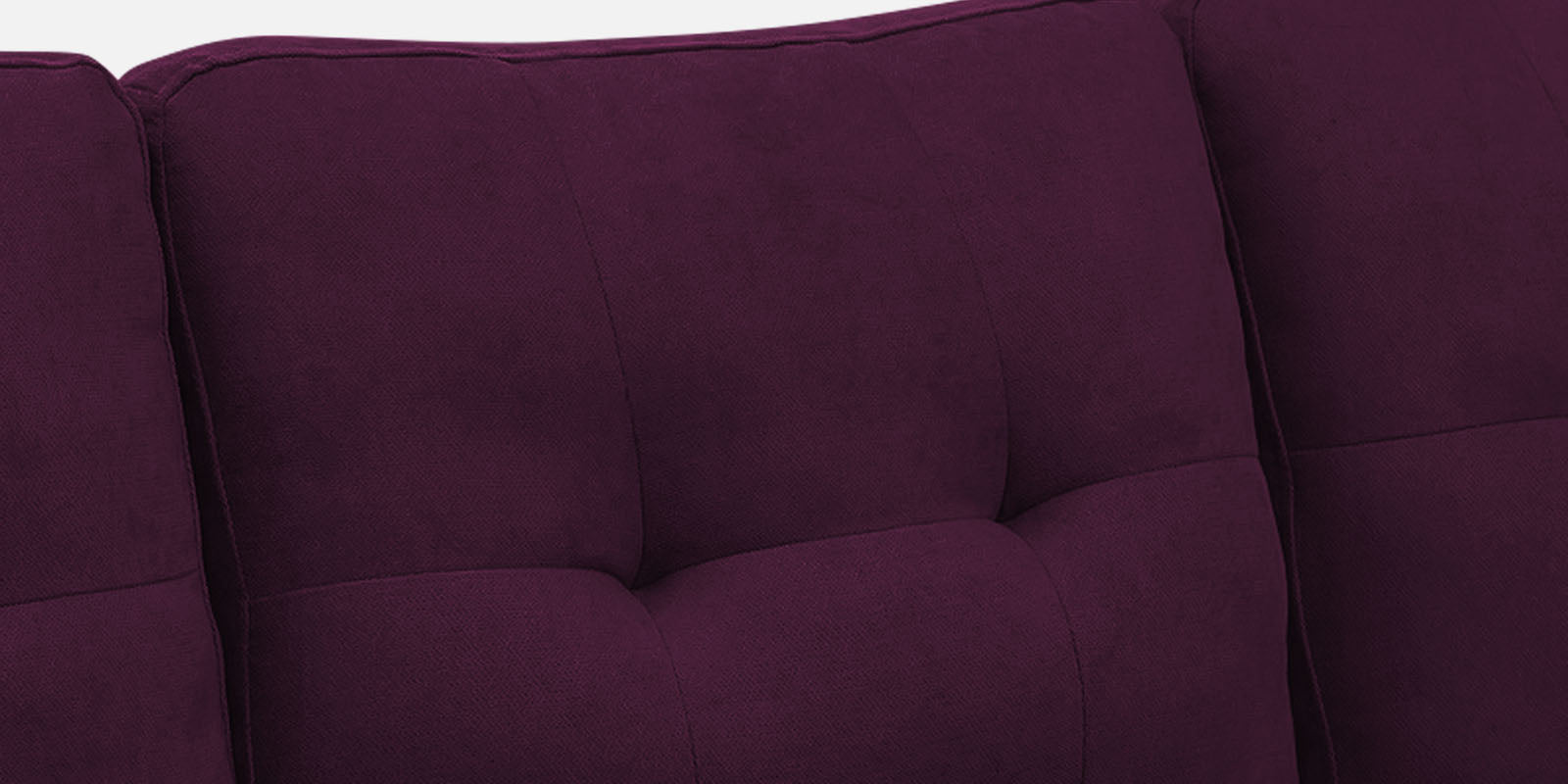 Thomas Fabric LHS Sectional Sofa (2+Lounger) in Greek Purple Colour