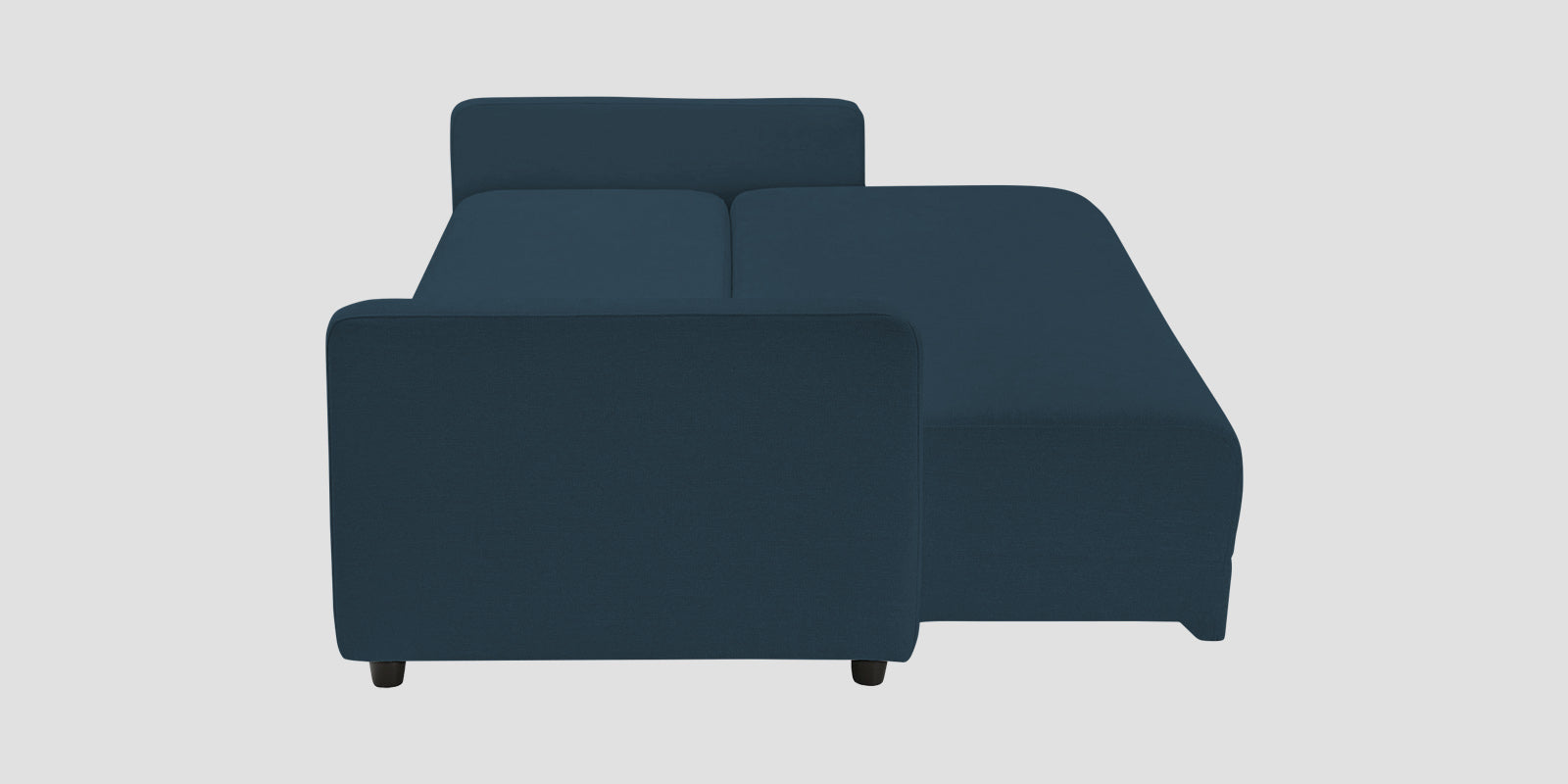 Leora Fabric 3 Seater Convertible Sofa Cum Bed In Cool Blue Colour - Febonic Living