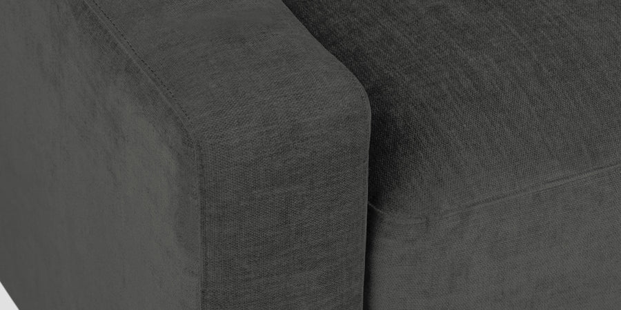 Dara Fabric 2 Seater Sofa In Charcoal Grey Colour - Febonic Living