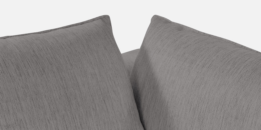 Ziggy Fabric Lhs Sectional Sofa 3 Lounger In Silver Grey Colour - Febonic Living