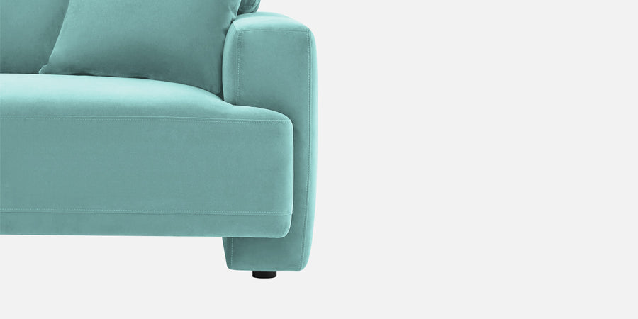 Kosta Velvet 3 Seater Sofa In Barmunda Aqua Colour - Febonic Living