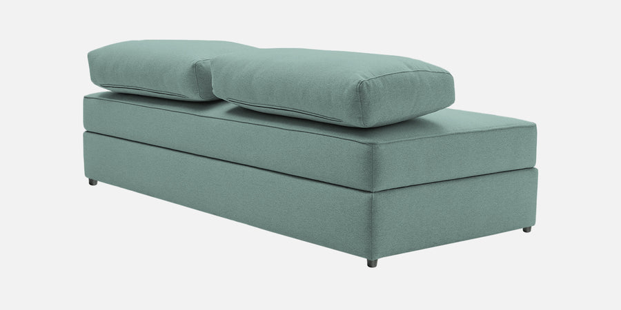 Vito Fabric Day Bed In Suka Blue Colour With Storage - Febonic Living