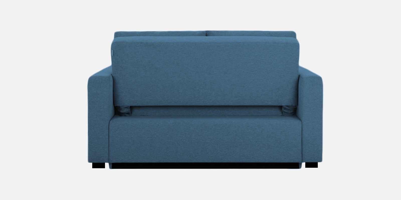 Lobby Fabric 2 Seater Pull Out Sofa Cum Bed In Light Blue Colour