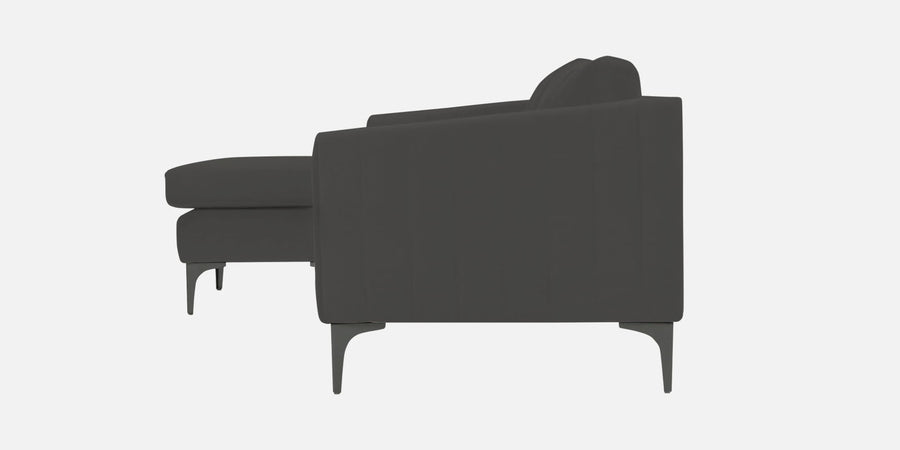 Haru Fabric Rhs Sectional Sofa 2 Lounger In Hory Grey Colour - Febonic Living