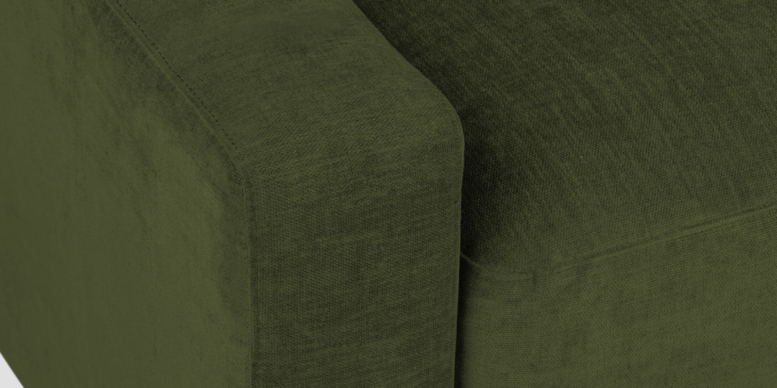 Dara Fabric 2 Seater Sofa In Olive Green Colour