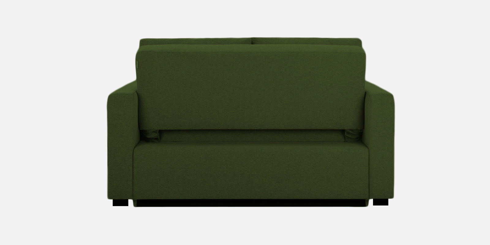 Lobby Fabric 2 Seater Pull Out Sofa Cum Bed In Olive Green Colour