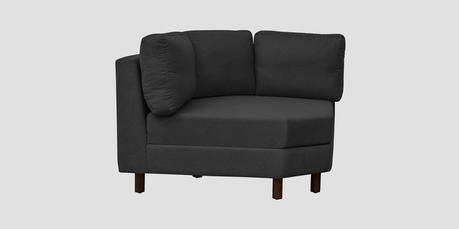 Betty Fabric 6 Seater Rhs Corner Sofa In Stone Grey Colour - Febonic Living