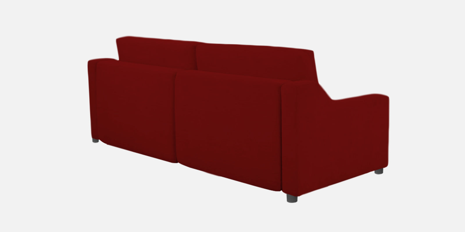 Gabby Fabric 3 Seater Pull Out Sofa Cum Bed In Blood Maroon Colour