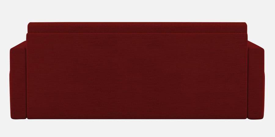 River Fabric 3 Seater Pull Out Sofa Cum Bed In Blood Maroon Colour - Febonic Living