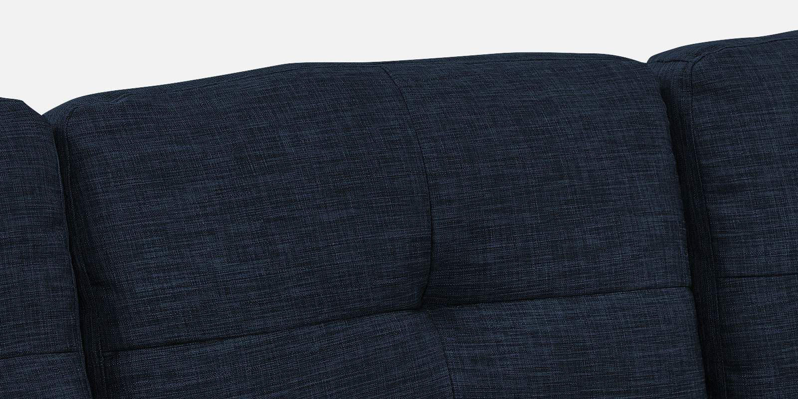 Jody Fabric 3 Seater Pull Out Sofa Cum Bed In Denim Blue Colour