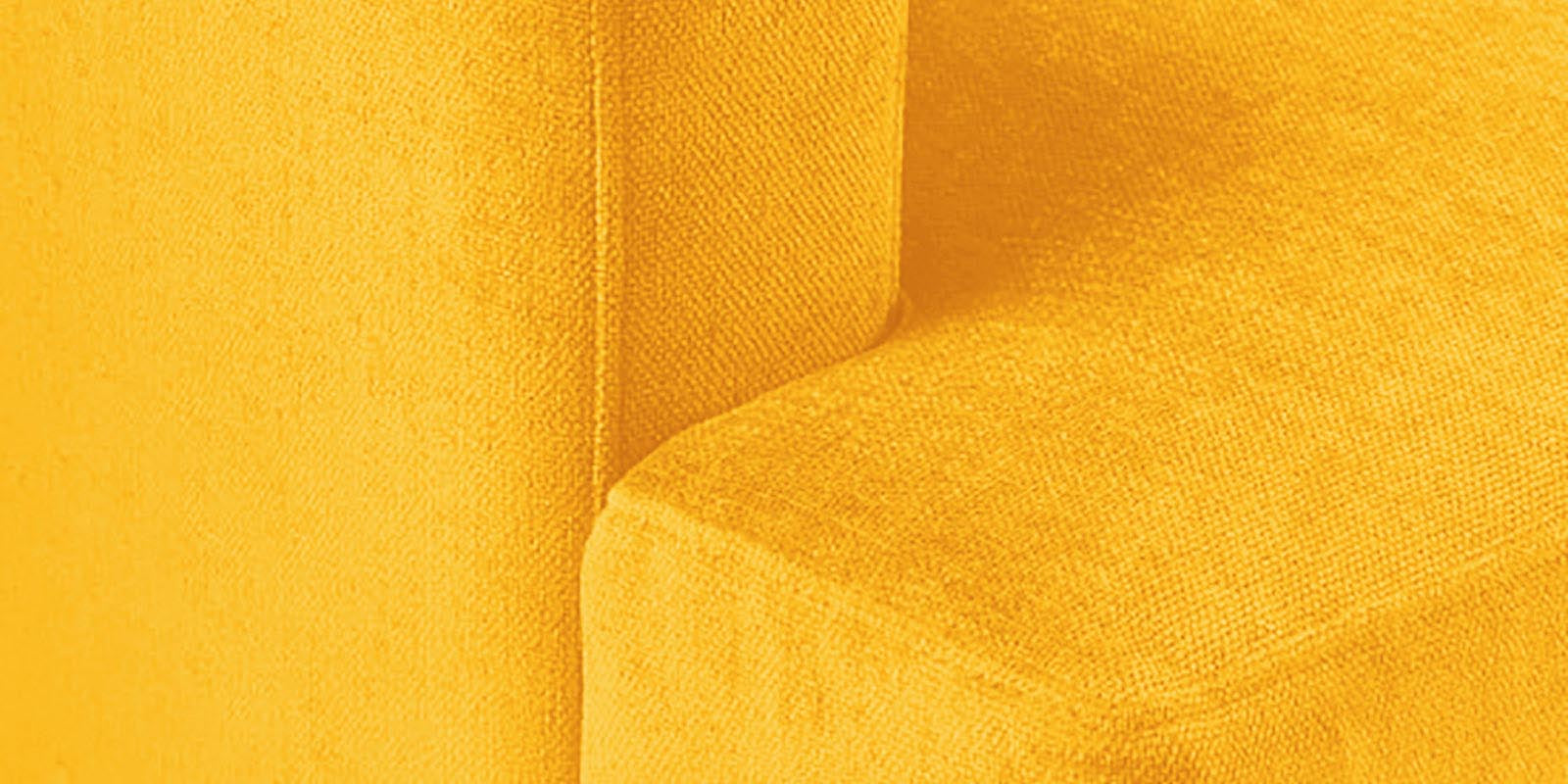 Zoya Fabric 3 Seater Convertable Sofa Cum Bed in Bold Yellow Colour