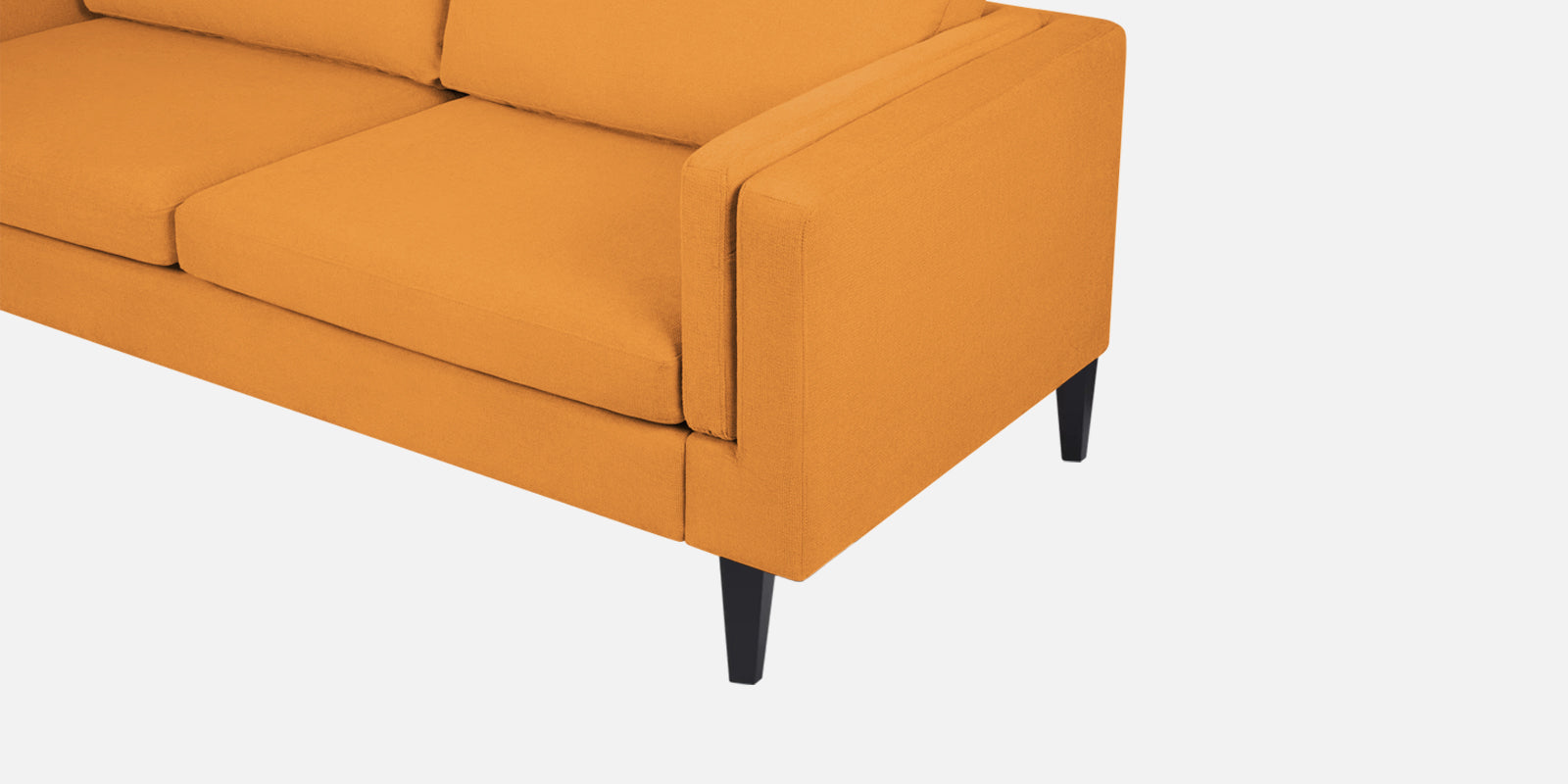 Jasper Velvet 2 Seater Sofa in Tangerine orange Colour