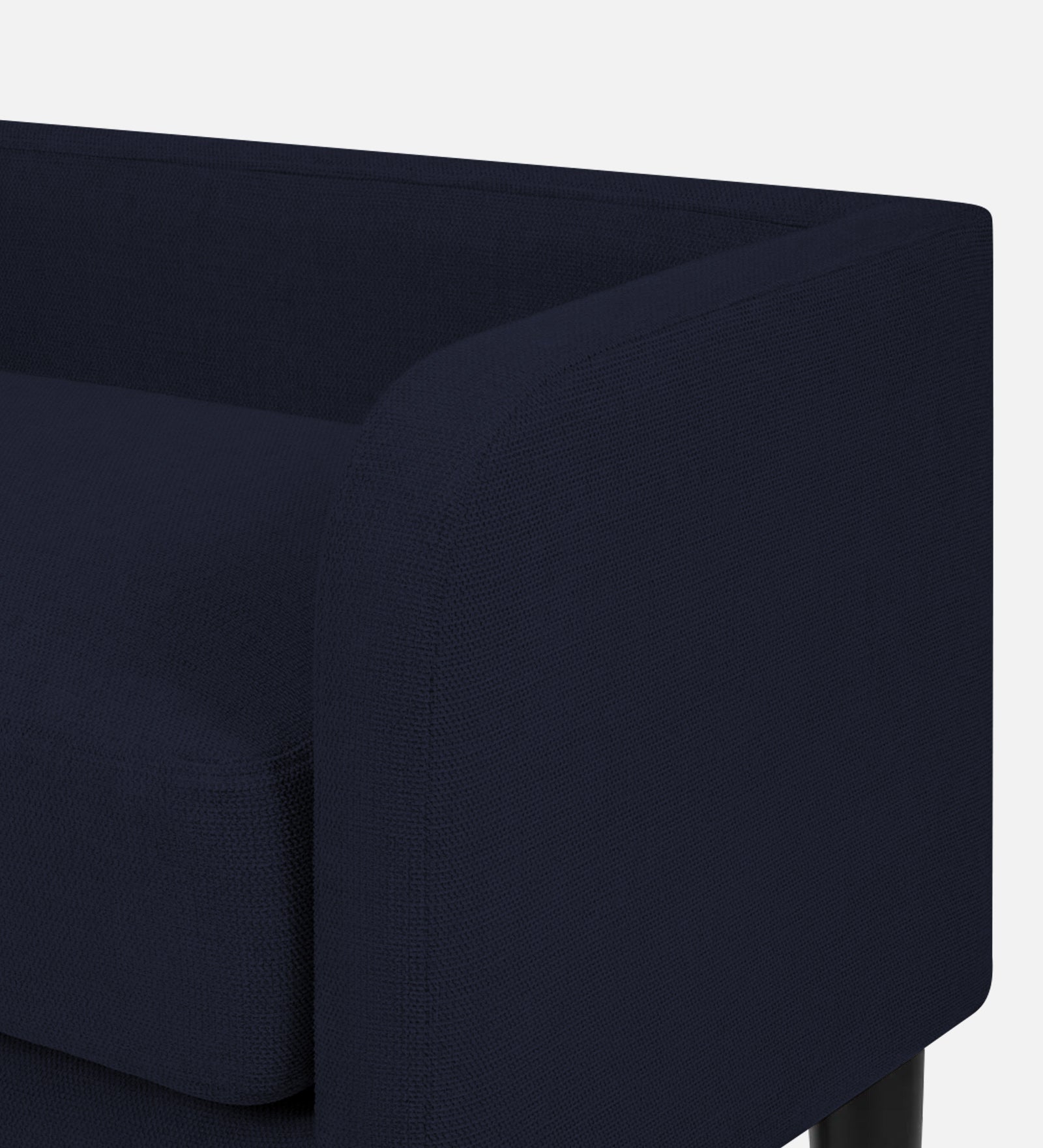 Maya Fabric Bench In Royal Blue Colour